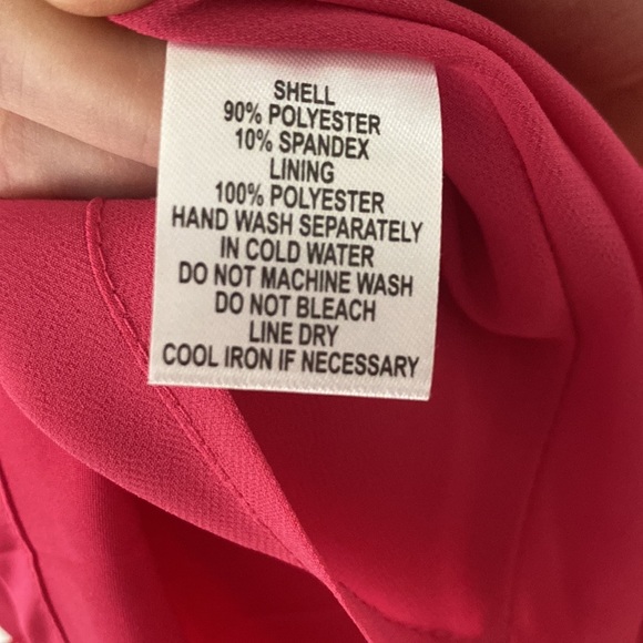 2/$50 one pink & one black satin dress size Medium - Picture 6 of 10